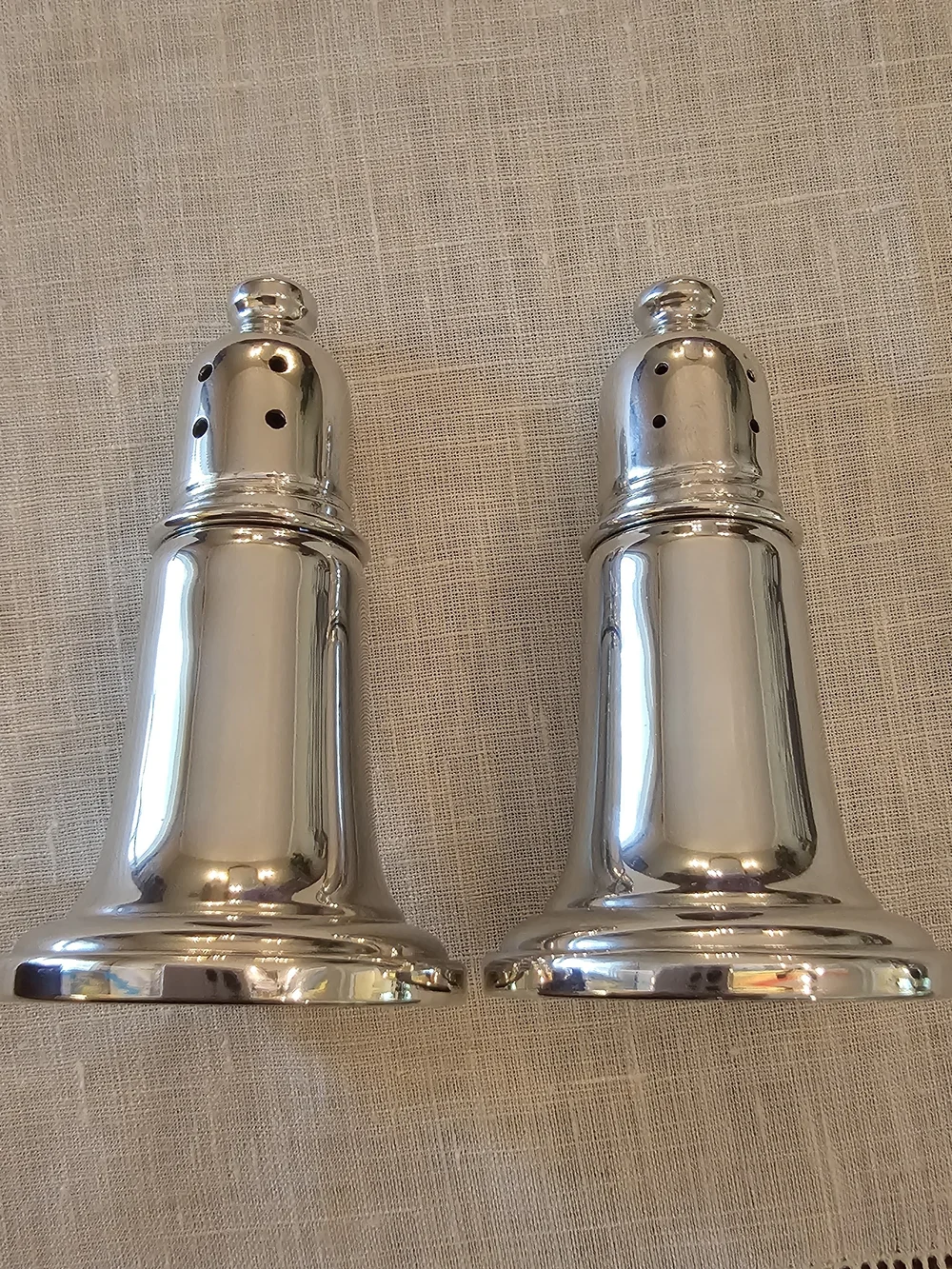NIB Empire Silver 744B Pewter Salt & Pepper Shakers Set Made In USA Vintage 2004